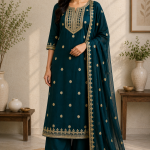Ruhani Teal Kurta Set